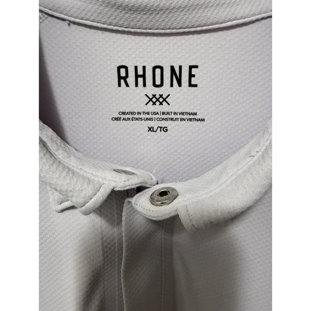 Rhone Men’s XL Lilac Purple Performance Golf Polo Quarter Zip